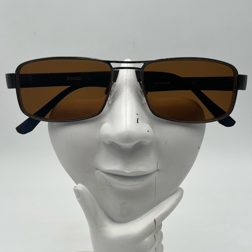 SHAQ Zyloware 058 Gunmetal Rectangular Sunglasses Frames